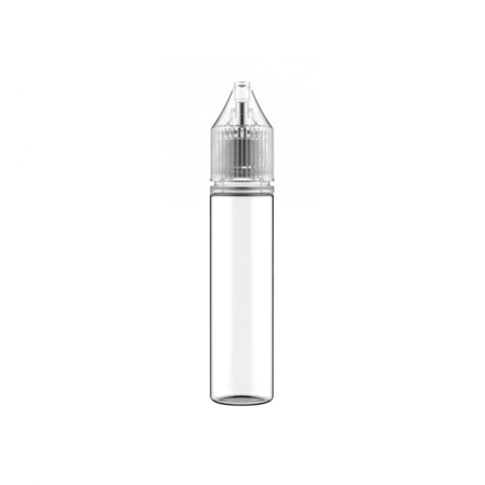 FLACONE VUOTO 20ML IN PLASTICA TRASPARENTE - Completo di tappo Trasparente e sotto tappo FLACONE VUOTO 20ML IN PLASTICA TRASPARENTE - Completo di tappo Trasparente e sotto tappo