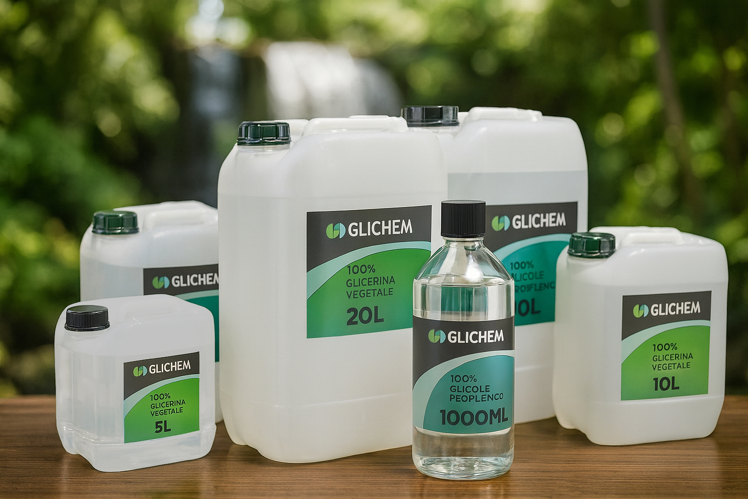 Glicerina Vegetale e Glicole Propilenico